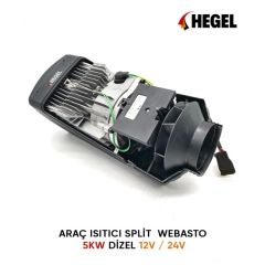 HEGEL ARAÇ ISITICI SPLİT  WEBASTO 5KW DİZEL 12V 12V 5KW SPLİT LV 10.5V HV 16V