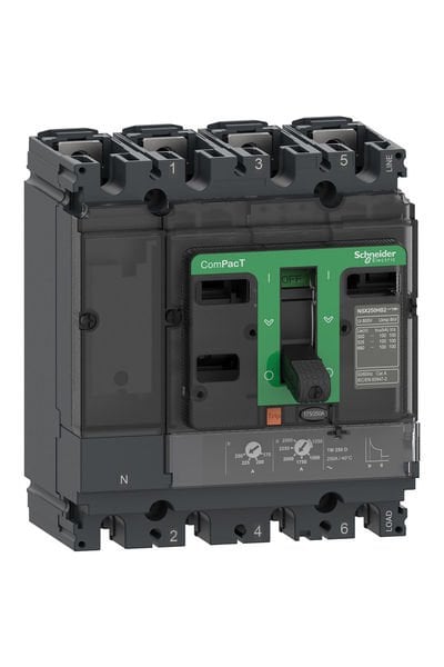 Schneider (C25V4TM160) NSX160 HB1 TM 160D 75kA 690V 4P
