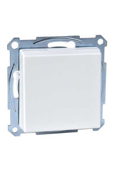 Schneider (MTN2310-0319) Kapaklı Topraklı Priz, çocuk korumalı, System-M, Beyaz