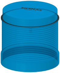 Siemens 8WD4420-5AF 8WD Sinyal Kolonu, Sinyal Elemanı, Kalıcı Işıklı, Mavi, 70mm