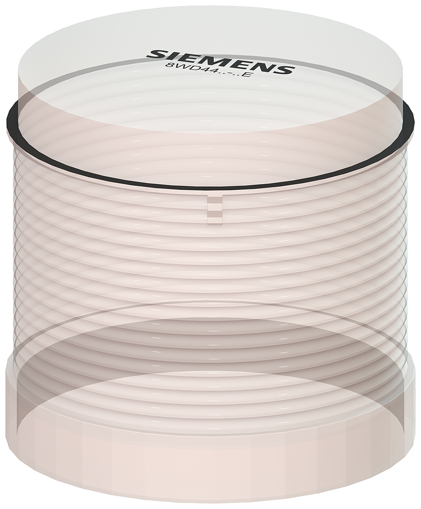 Siemens 8WD4420-5AE 8WD Sinyal Kolonu, Sinyal Elemanı, Kalıcı Işıklı, Şeffaf, 70mm