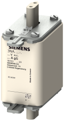 Siemens 3NA3832 STEATİT(SERAMİK) GÖVDELİ NH-BIÇAKLI SİGORTA BUŞONU; 125A; BOY 00; GENİŞLİK 30mm
