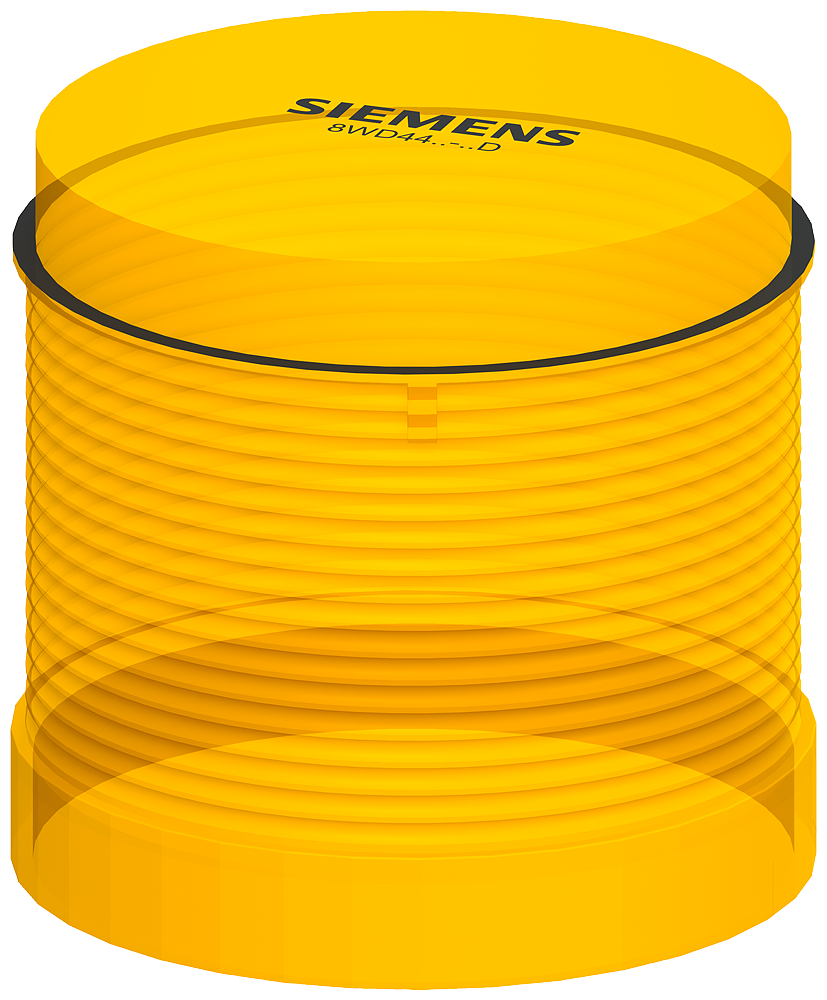 Siemens 8WD4420-5AD 8WD Sinyal Kolonu, Sinyal Elemanı, Kalıcı Işıklı, Sarı, 70mm