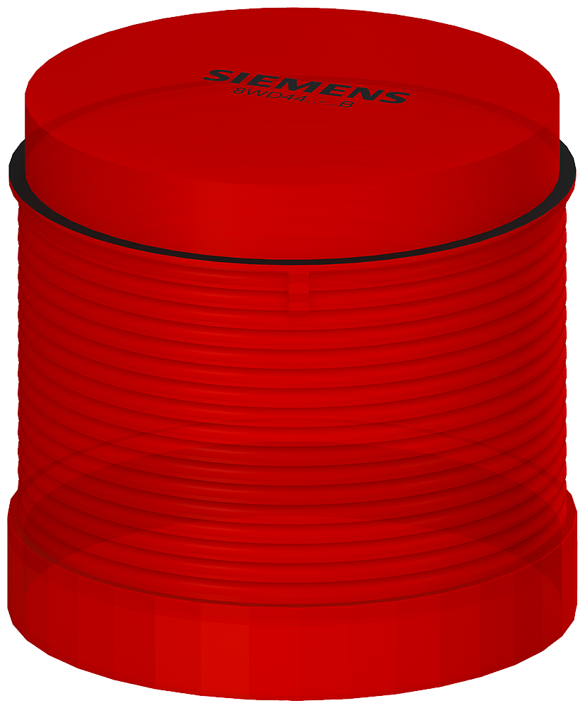 Siemens 8WD4420-5AB 8WD Sinyal Kolonu, Sinyal Elemanı, Kalıcı Işıklı, Kırmızı, 70mm