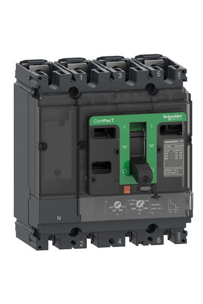 Schneider (C25R4TM200) NSX250 R TM 200D 45kA 690V 4P