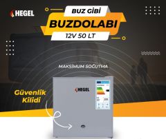 HEGEL BUZDOLABI 12V 50LT KONDANSERLİ 12V 50LT KONDANSERLİ