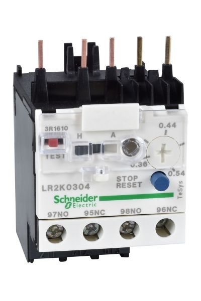 Schneider (LR2K0304) TeSys K Termik Röle 0.36-0.54A Class 10A
