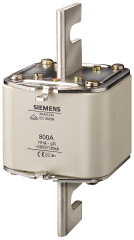 Siemens 3NA3480 STEATİT(SERAMİK) GÖVDELİ NH-BIÇAKLI SİGORTA BUŞONU; 1000A; BOY 4; GENİŞLİK 101.8mm