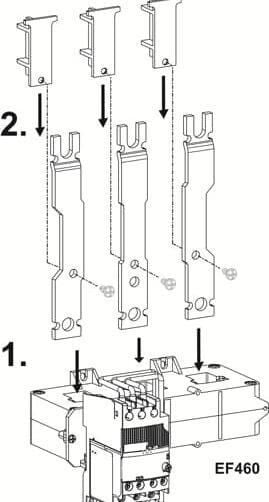 ABB 1SAX701902R1011 DT500/AF460-S Mounting Kit short