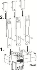 ABB 1SAX701902R1011 DT500/AF460-S Mounting Kit short