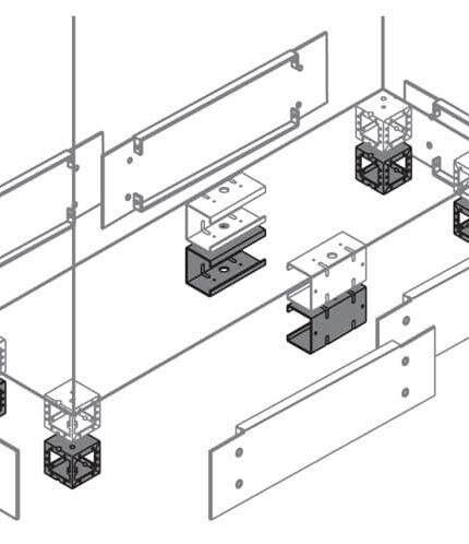 ABB ZN1010 N°4 angle pieces h=100mm