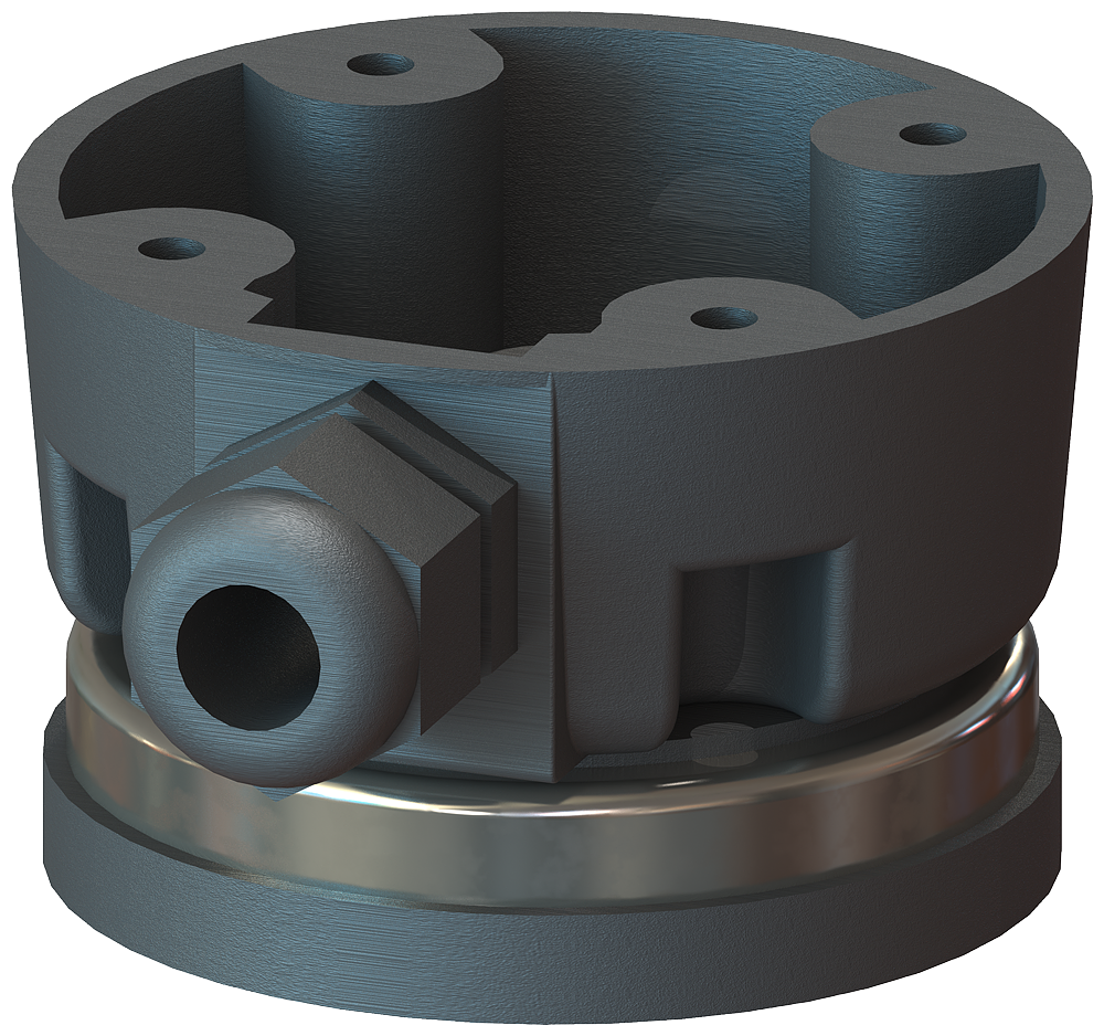 Siemens 8WD4308-0DE 8WD Bağlantı Elemanı, Soket , yandan kablo çıkıﬂlı, manyetik sabitleme, 50mm ve 70mm'e uyumlu