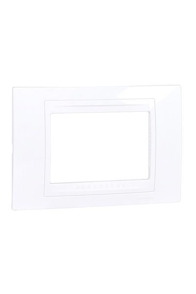 Schneider (MGU4.103.18) Beyaz Üç Modül çerçeve