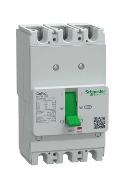 Schneider (G12F3F125) GOMCCB 125F 3P3D 125A Sabit