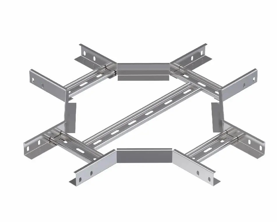 STS H40 Kablo Merdivenleri 360 Derece Dörtlü Dönüş Elemanı-Omega Tip