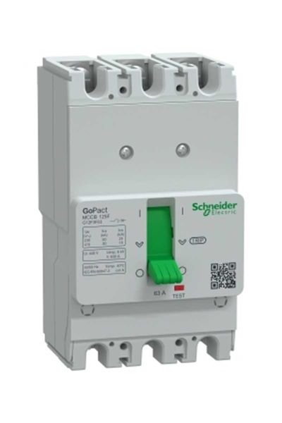 Schneider (G12F3F63) GOMCCB 125F 3P3D 63A Sabit