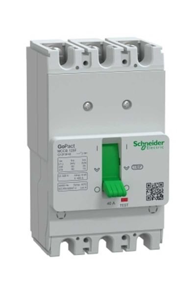 Schneider (G12F3F40) GOMCCB 125F 3P3D 40A Sabit