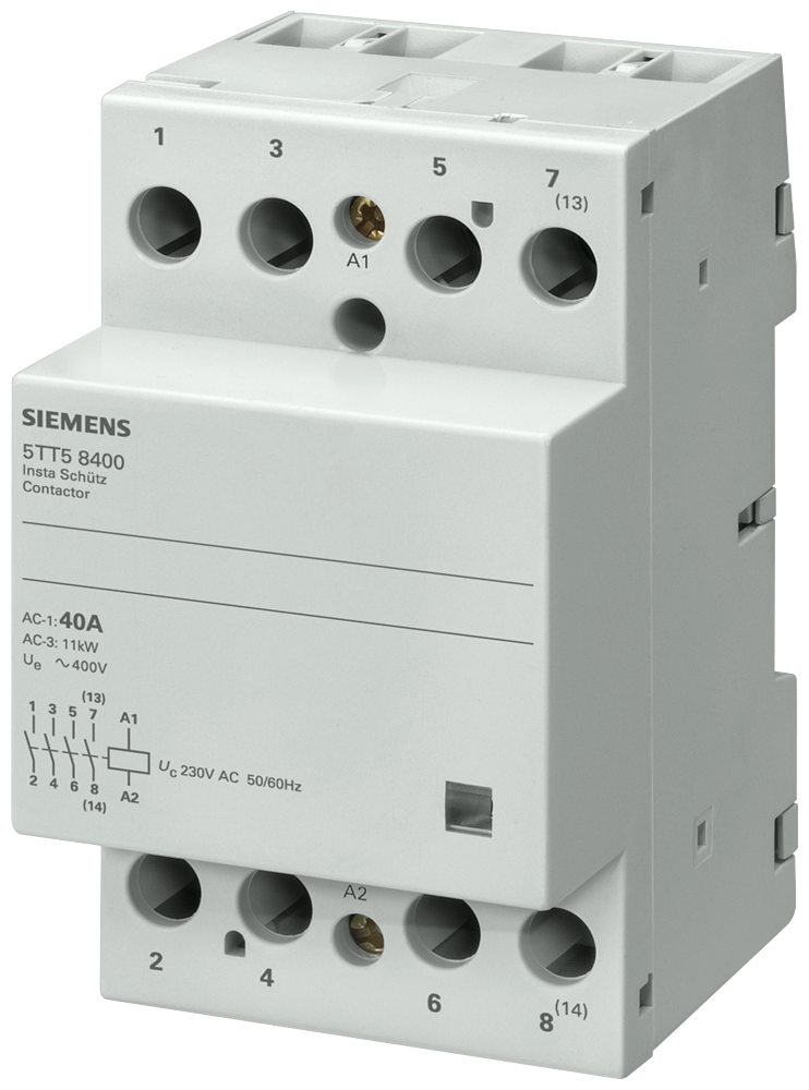 Siemens 5TT5853-0 INSTA KONTAKTÖR; KUM.GER.230V; 63A; İŞ.GER.440V; 4NC