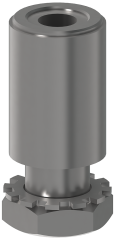 Siemens 8WD4208-0EH 8WD Bağlantı Elemanı, Deliğe (M18) bağlantı elemanı, metal, ayaksız ve borusuz montaj, 50 mm'e uyumlu