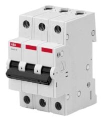 ABB 2CDS633031R0065 3kA, 3P, B-Char., 6A (3x6A W-Otomat B Tipi 3kA)