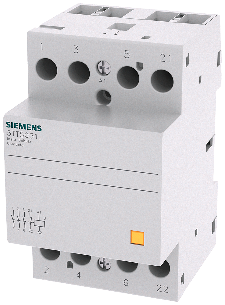 Siemens 5TT5851-0 INSTA KONTAKTÖR; KUM.GER.230V; 63A; İŞ.GER.440V; 3NO+1NC