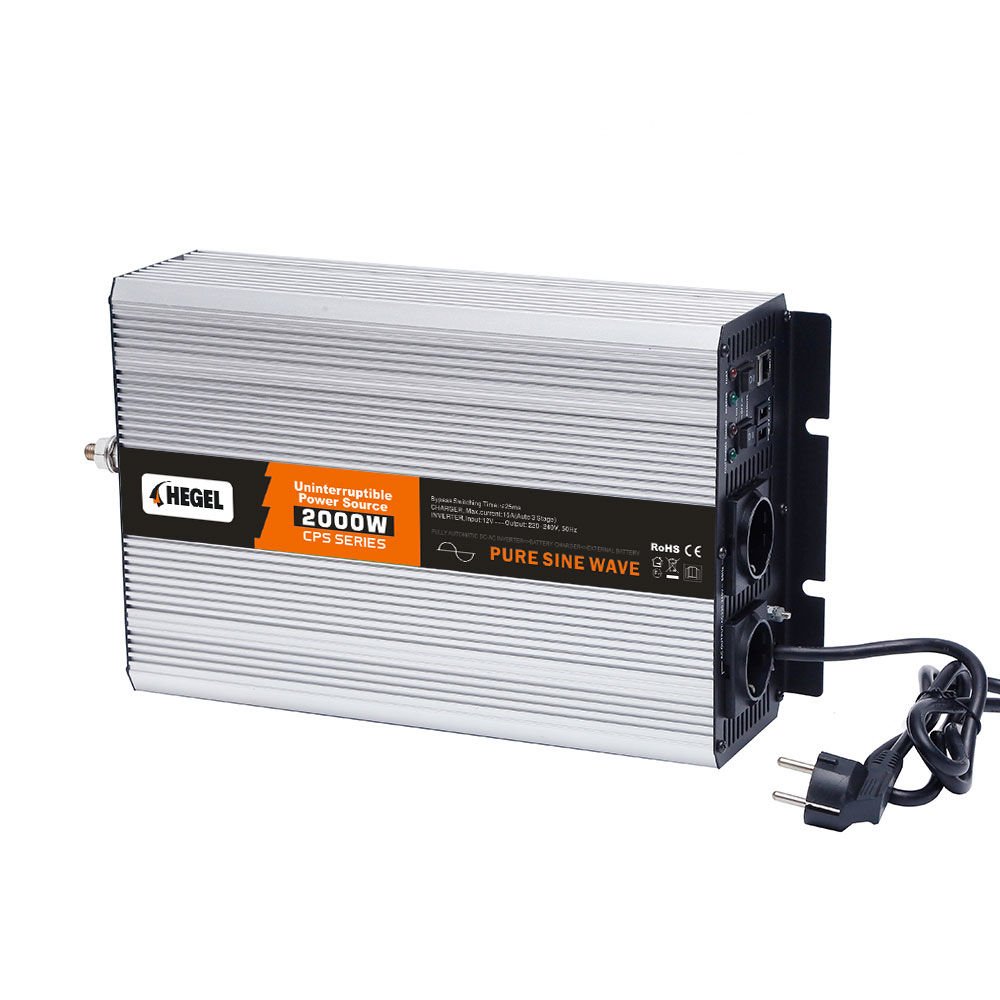 HEGEL TAM SİNÜS İNVERTÖR 2000W 12V - 15A AC ŞARJLI 2000W 12V