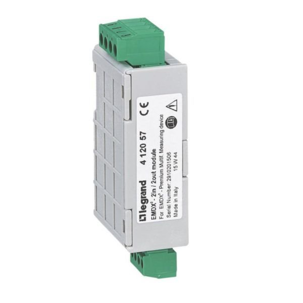 Legrand (412057) EMDX3 Premium Enerji analizörü için 2 giriş ve 2 çıkış modül