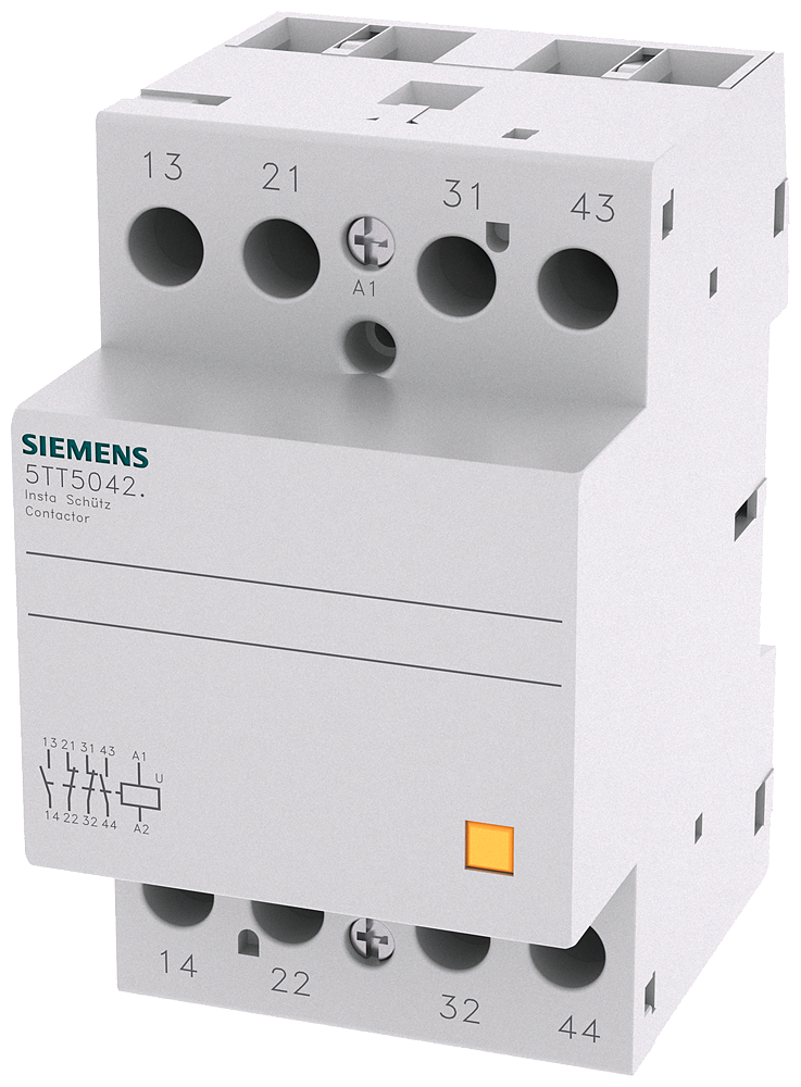 Siemens 5TT5842-0 INSTA KONTAKTÖR; KUM.GER.230V; 40A; İŞ.GER.440V; 2NO+2NC