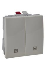 Schneider (MGU3.207.25) Jaluzi kumanda liht butonu (kilitli) - 2 Modül