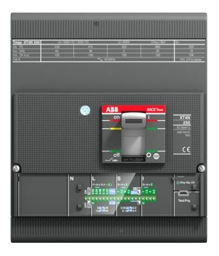 ABB 1SDA068147R1 XT4N 250 Ekip LS/I In=250A 4p F F        (4x250A 36kA Ayar Sahalı Şalter (LS/I))