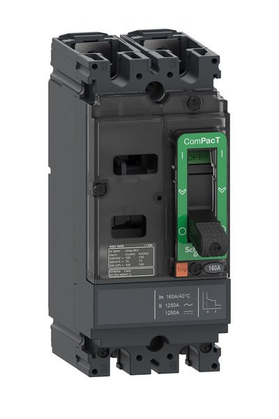 Schneider (C16M2TM160) DC Devre Kesici NSX160M 160A 2P 85KA AC/DC