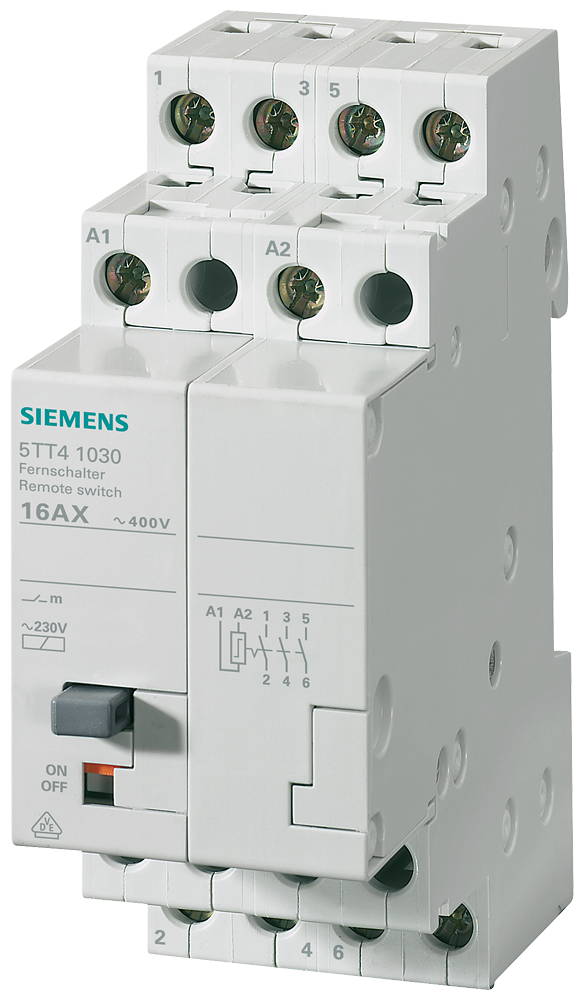 Siemens 5TT4103-0 UZAKTAN KUMANDA DARBE AKIM ŞALTERİ; KUM.GER.230V; 3NO