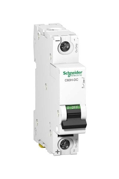 Schneider (A9N61518) Acti9 C60H-DC 1P 50A, 6kA C Eğrisi Otomat