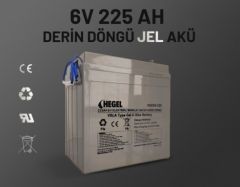 HEGEL ELEKTRİKLİ  MOTOR AKÜSÜ - EVF AKÜ  225AH-6V BOY:260 EN:180 YÜKSEKLİK:270-275 AĞIRLIK:34.9KG