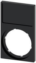 Siemens 3SU1900-0AP10-0AA0 SIRIUS ACT kare etiket tutucu 17.5-27