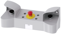 Siemens 3SU1853-3NB00-1AD1 Sirius ACT  Çift-El konsol - Metal (Butonlar dahil, ek buton montajı için hazır 4xdelik)