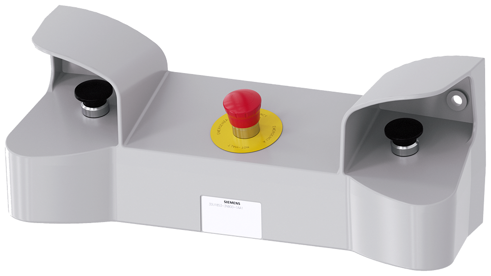 Siemens 3SU1853-3NB00-1AA1 Sirius ACT  Çift-El konsol, Metal (Butonlar dahil)
