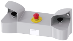 Siemens 3SU1853-3NB00-1AA1 Sirius ACT  Çift-El konsol, Metal (Butonlar dahil)