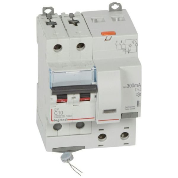 Legrand (411171) DX³ RCBO 10A 2P AC tipi 300mA