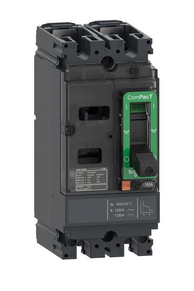 Schneider (C16F2TM125) DC Devre Kesici NSX160F 125A 2P 36KA AC/DC