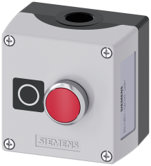 Siemens 3SU1851-0AC00-2AB1 Sirius ACT Kutulu Buton Setleri Metal etanj kutusu 1 kırmızı buton 1NC kontak
