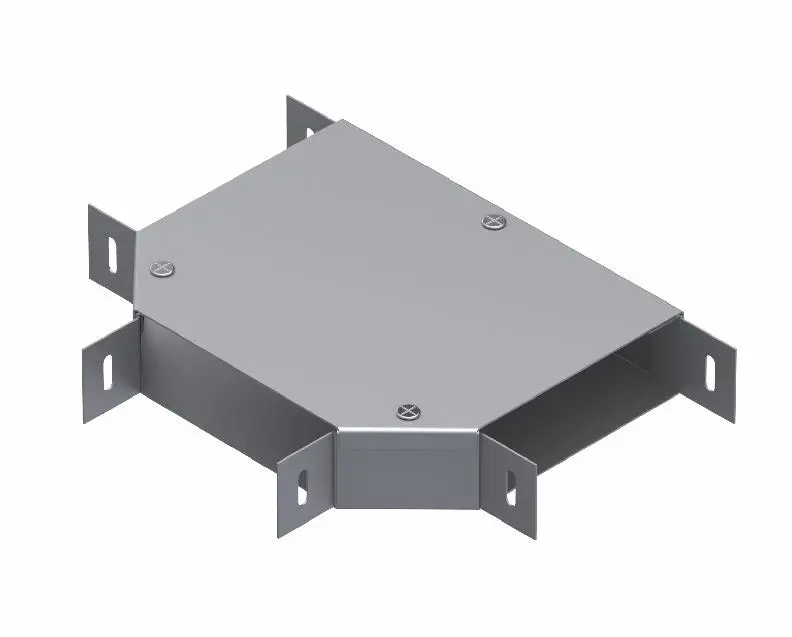 STS Trunking Kablo Kanalları 180 Derece T Dönüş Elemanı