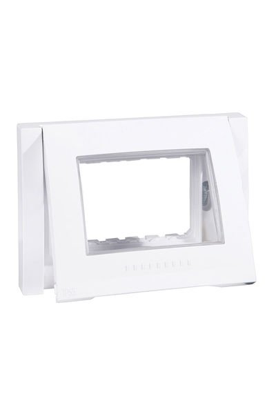 Schneider (MGU11.103.18) Beyaz IP55 üç Modül çerçeve