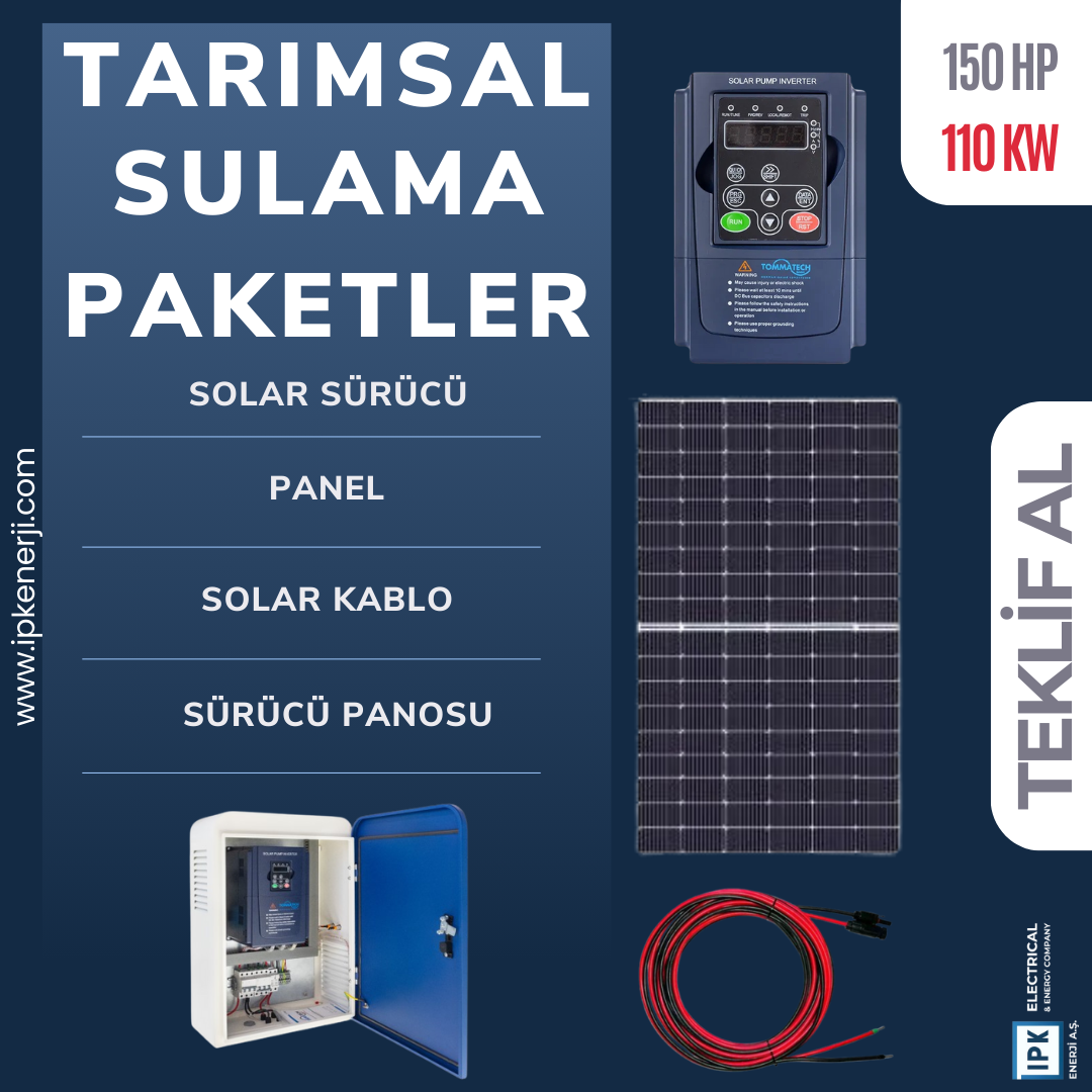 150 HP/110 KW Tarımsal Sulama