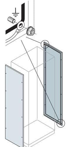 ABB EL1880K N°2 blind side panels 1800x800mm(hxw)