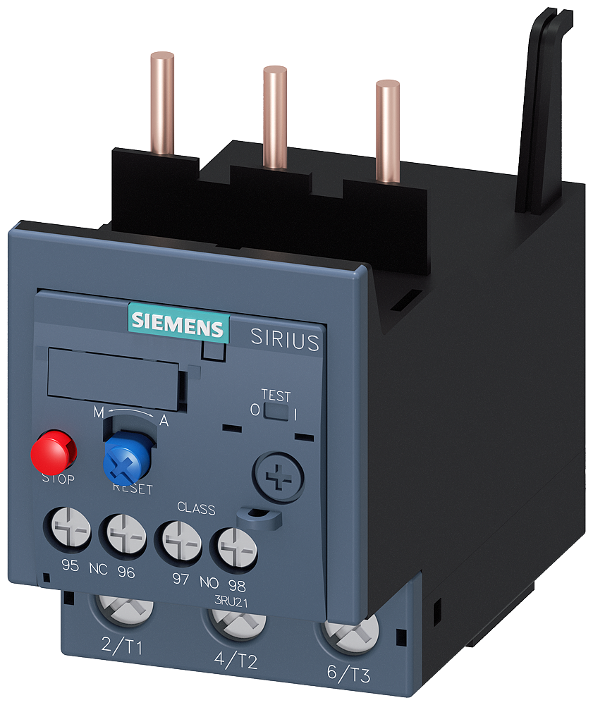 Siemens 3RU2136-4RB0 3RU2 SIRIUS TERMİK RÖLE; FAZ KORUMALI; 1NO+1NC YARDIMCI KONTAKLI 70-80A;  BOY S2
