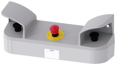 Siemens 3SU1803-3NB00-1AE1 Sirius ACT  Çift-El konsol, Plastik (Butonlar dahil)
