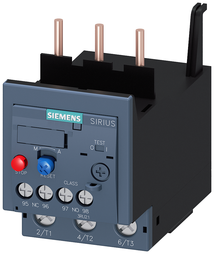 Siemens 3RU2136-4QB0 3RU2 SIRIUS TERMİK RÖLE; FAZ KORUMALI; 1NO+1NC YARDIMCI KONTAKLI 47-57A;  BOY S2