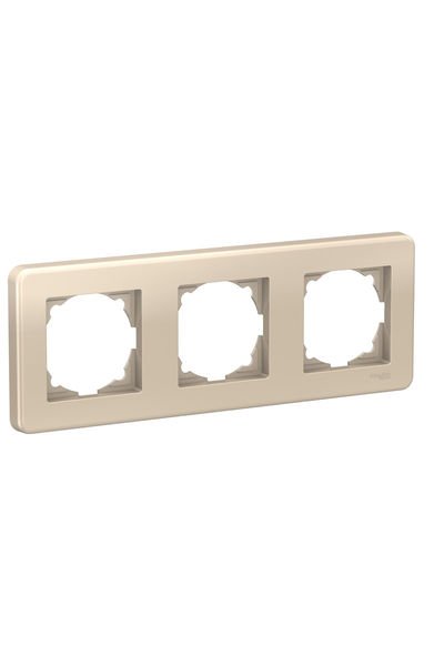 Schneider (LNA5800324) Üçlü Çerçeve metalik bej