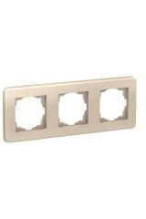 Schneider (LNA5800324) Üçlü Çerçeve metalik bej